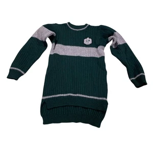 Suéter Harry Potter Slytherin Quidditch Lana de Cordero Verde Manga Larga XXS Preppy - Imagen 1 de 8