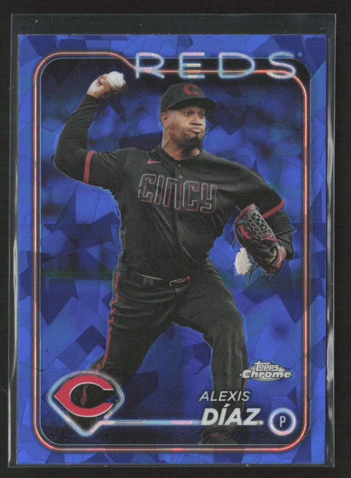 Alexis Díaz 2024 Topps Chrome Sapphire Edition #297 Cincinnati Reds - Image 1 of 2