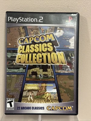 Playstation 2 PS2 Capcom Classics Collection Vol 1 Complete Black Label Tested - Image 1 of 4