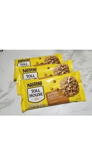 3 Nestle Toll House Butterscotch Häppchen 11 Unzen Chips Backen Chips Beutel Posten - Bild 1 von 2