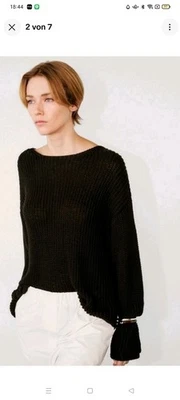 Strickpullover. Viskose. Massimo Dutti. Gr.M. Dunkelbraun. NP 80€. - Bild 1 von 4