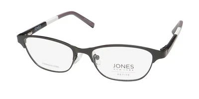 NEW JONES NEW YORK J147 PETITE GLASSES WOMENS SQUARE METAL & PLASTIC FULL-RIM - Imagem 1 de 4
