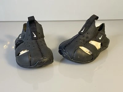 Unisex Nike Sunray Sandalias Negras Transpirables Sin Cordones Niños Pequeños Talla 3 C Foto 1 de 4