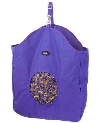 Bolsa de heno de alimentación lenta de nailon pesado Tough1 contiene 1/4 bahía de heno granjero alimentador de caballos Foto 1 de 4