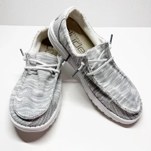 Hey Dude Wendy Sox slip on grigio ghiacciaio taglia 9 - Foto 1 di 10