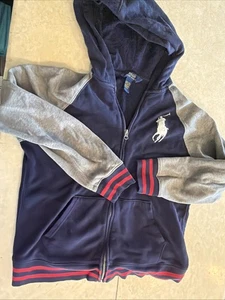 Ralph Lauren Polo Teen Jungen Gr. L Blau Jacke mit Reißverschluss - Bild 1 von 5
