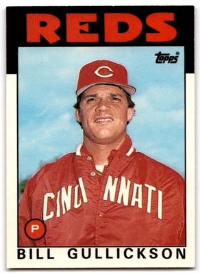 1986 Topps Traded Bill Gullickson Cincinnati Reds #42T - Image 1 of 2