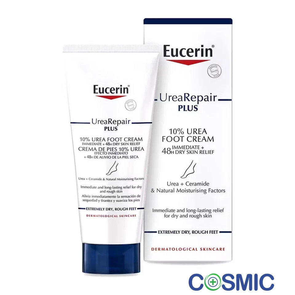Eucerin Urea Repair Plus Footcream with 10% Urea + Ceramide and NMF 100ml