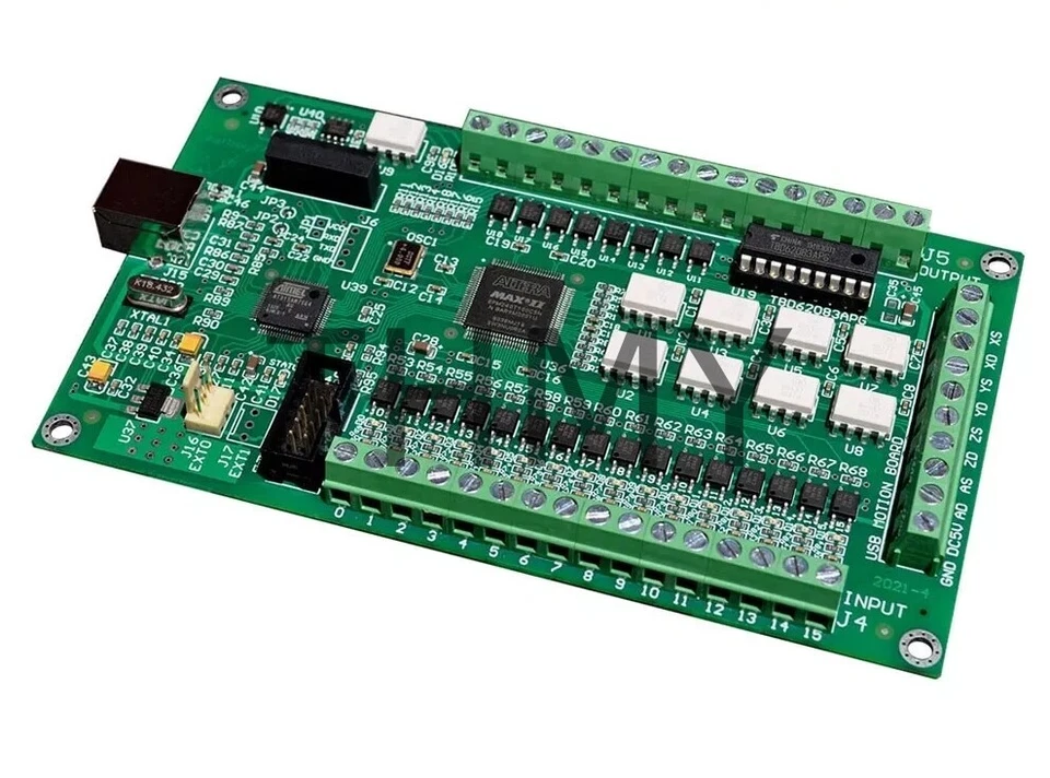 Controller scheda di movimento 4 assi Mach3 scheda di rottura CNC senza driver USB AKZ250 (B) - Immagine 1 di 1