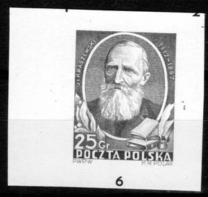 POLAND PROOF/BLACK PRINT SCOTT # 541 MNH - Picture 1 of 1