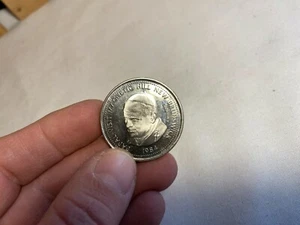 1984 Papal Visit Magnetic Hill New Brunswick Trade Dollar Coin John Paul II - Picture 1 of 4