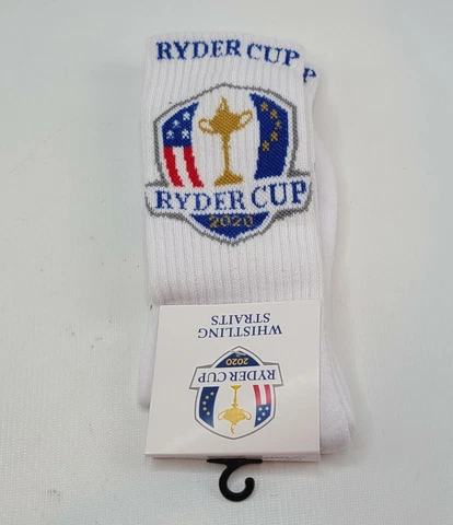 Ryder Cup 2020 White Golf Tall Crew Socks Whistling Straights - Brand New Cover
