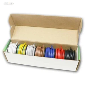 Sortiment Litze einadrig 1,50mm², 7 Spulen à 5m, Schaltlitzen/Kabel flexibel - Bild 1 von 6