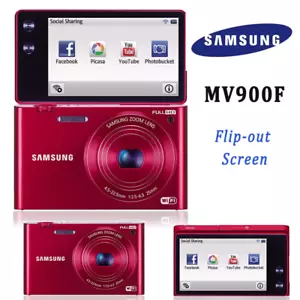 Samsung MV900f 16 MP 5x Optical Zoom Flip-out Vlog Camera - Picture 1 of 20