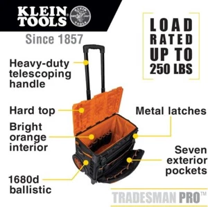 55473RTB Rolling Tool Bag, Tradesman Pro Tool Master, 250lbs Load Rated - Picture 1 of 4