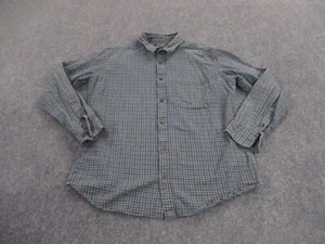Filson Shirt Adult XL Blue Plaid Work Outdoors Heavy Barn Workwear Farm Mens - Picture 1 of 9