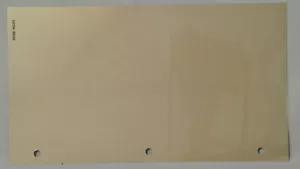 Jaguar Silver Birch showroom Sample on Acetate 10.5." x 6" - Picture 1 of 1