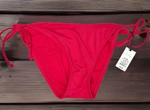Shade & Shore Women's Pink Low-Rise String Bikini Bottom XL 16 NWT $15 - Picture 1 of 6