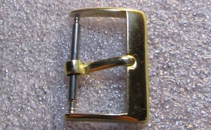 AW -VACHERON CONSTANTIN-ULTRA RARE VINTAGE BUCKLE - 750 SOLID YELLOW GOLD -16 mm - Picture 1 of 4
