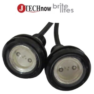 Jtech 2x 9W Red Color Eagle Eye Back Up Reverse Daytime Running Light Lamp Bulb - Picture 1 of 4