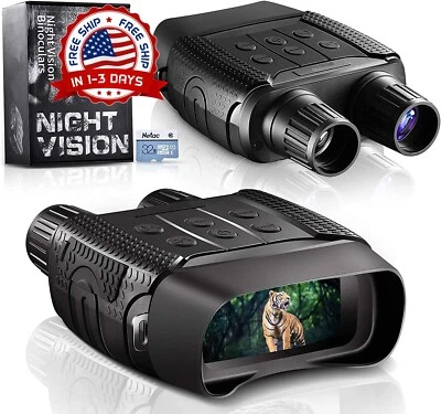 binoculares con vision nocturna vinoculares night vision LCD Infrared largavista - Image 1 of 4