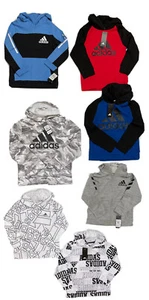 NWT Adidas Boys Cotton BLND or Polyester Hoodies/Sweatshirts Sizes 5 thru 10/12 - Picture 1 of 10
