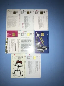 LOT 8 CARTES TELEPHONIQUE ALLEMANDE DETCH / PHONECARD TELEFONKARTE TBE - Photo 1 sur 2