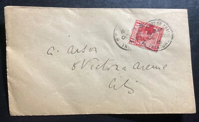 1915 Порт Спейн Тринидад Тобаго конверт первого дня Sc#B2 Красный Крест марка выпуск - Изображение 1 из 2