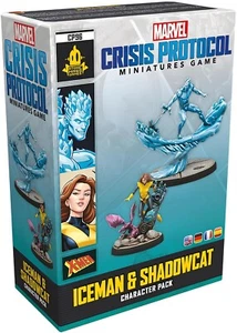 MARVEL CRISIS PROTOCOL: ICEMAN & SHADOWCAT - INGLES ESPAÑOL FRANCES ALEMAN MCP - Imagen 1 de 3