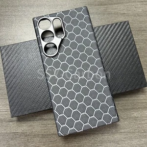 Real Carbon Fiber Magsafe Case for Samsung Galaxy S24 Ultra Premium Aramid Case - Picture 1 of 15