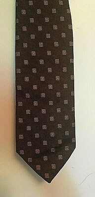 Corbata Brooks Bothers 346 100 % seda a cuadros marrón 3 5/8 x 60 1/2 Foto 1 de 3