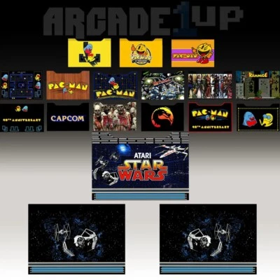 Star Wars Arcade 1up Cabinet Riser Graphics Decals Stickers - Image 1 of 3
