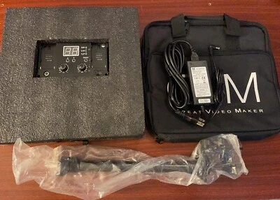 GVM LED Video Light Panel with C-Clamp, 10.2in Desk Mount LED Photography - Image 1 of 4