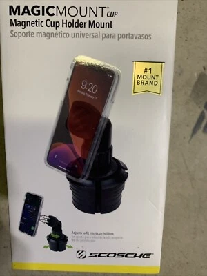 Scosche MagicMount Cup Holder Mount for Most Cell Phones - Black MAGCUPMSP1 - Image 1 of 4