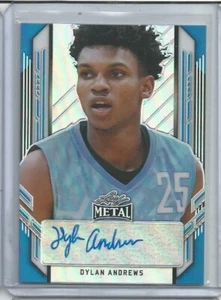 DYLAN ANDREWS Auto 2022 Leaf Metal Blue UCLA Bruins 27/50 Free Combined Shipping - Picture 1 of 1