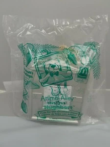 Vtg Mini Teddy Bear McDonald's Happy Meal Toys R Us Animal Alley Hughbert Xmas - Picture 1 of 4