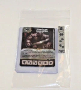 D&D Dice Masters Faerun Under Siege * IRON GOLEM * CUR RARE Uncommon Set 4 Dice - Picture 1 of 1