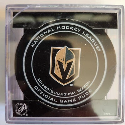 Vegas Golden Knights 2017-18 Inaugural Season Puck - Image 1 of 3