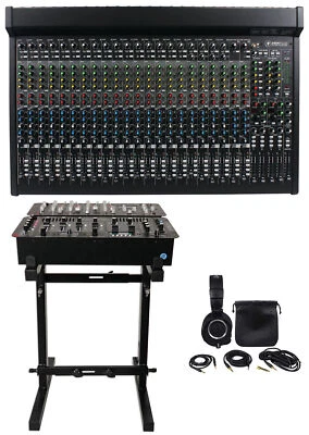 Mackie 2404VLZ4 24-Channel 4-Bus FX Mixer w/ USB + ATH-M50X Headphones + Stand - Image 1 of 4
