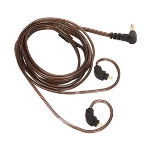 Earphone Upgrade Cable 2 Pin 0.78mm Connector 3.5mm Plug Replacement Earbuds SPG - Picture 1 of 12