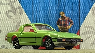 TOMICA #21 MAZDA RX-7 1/60 SCALE LOOSE MAZDA ROTARY ROCKETS SERIES USA STOCK!!! - Image 1 of 4