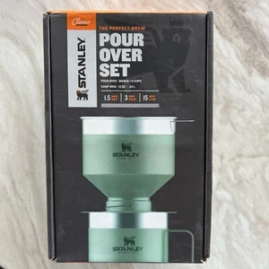 STANLEY CLASSIC PERFECT-BREW POUR OVER COFFEE SET Green NEW - Picture 1 of 6