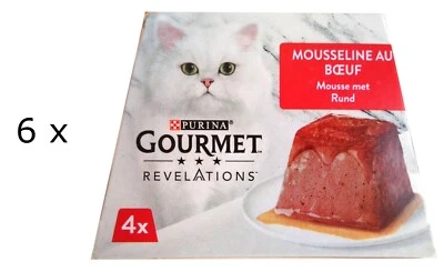 (EUR 15,32/kg)  Purina GOURMET REVELATIONS Rind & Sauce: 24x 57 g - Bild 1 von 2