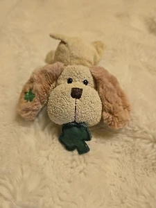 Russ Luv Pets Dugan Dog Shamrock Clover St. Patrick's Day Mini Plush Fast Ship - Picture 1 of 6