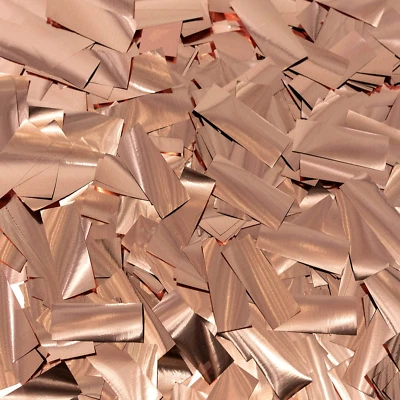 Tiras de lámina metálica de oro rosa para mesa con lentejuelas para boda fiesta diciembre Foto 1 de 3