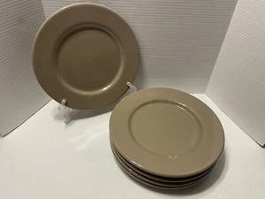 Set of 5 Ralph Lauren Terracotta Light Brown Taupe Dinner Plates Italy 11" - Picture 1 of 8