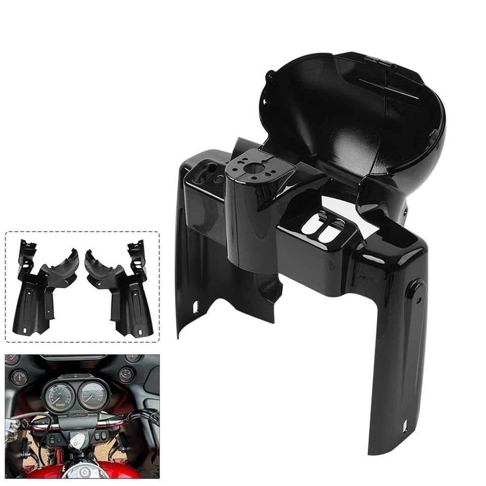 Gauge Housing Cover Nacelle Speedo Housing Fairing Fit Harley Road Glide 98-2013 - Image 1 of 4