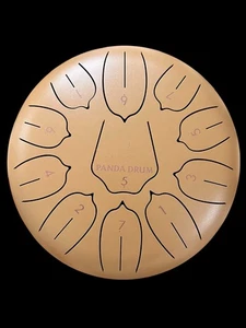 Tambor Panda Plus 11 Notas Tonos Lengua Acero 11" En Caja Abierta Defecto Abollado - Imagen 1 de 4