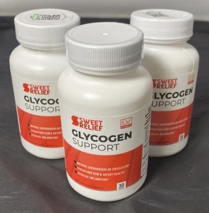 3-Pack Sweet Relief Glycogen Support Advanced Blood Support - 90 Capsules 1/27 - Picture 1 of 2