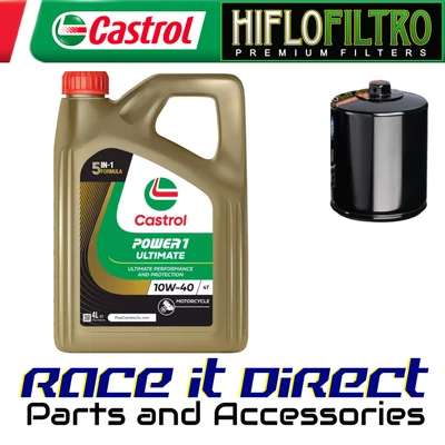 Kit de servicio para Harley FXCWC Softail Rocker C 2010-2011 Racing Castrol & HiFlo Foto 1 de 4